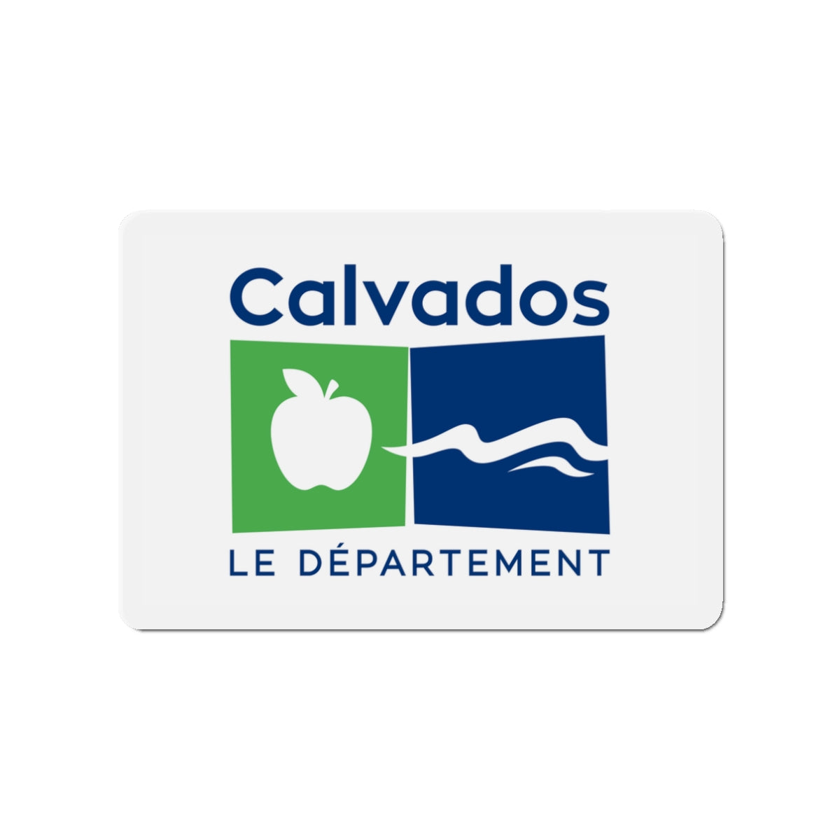 Flag of Calvados France - Die-Cut Magnet-3" x 3"-The Sticker Space