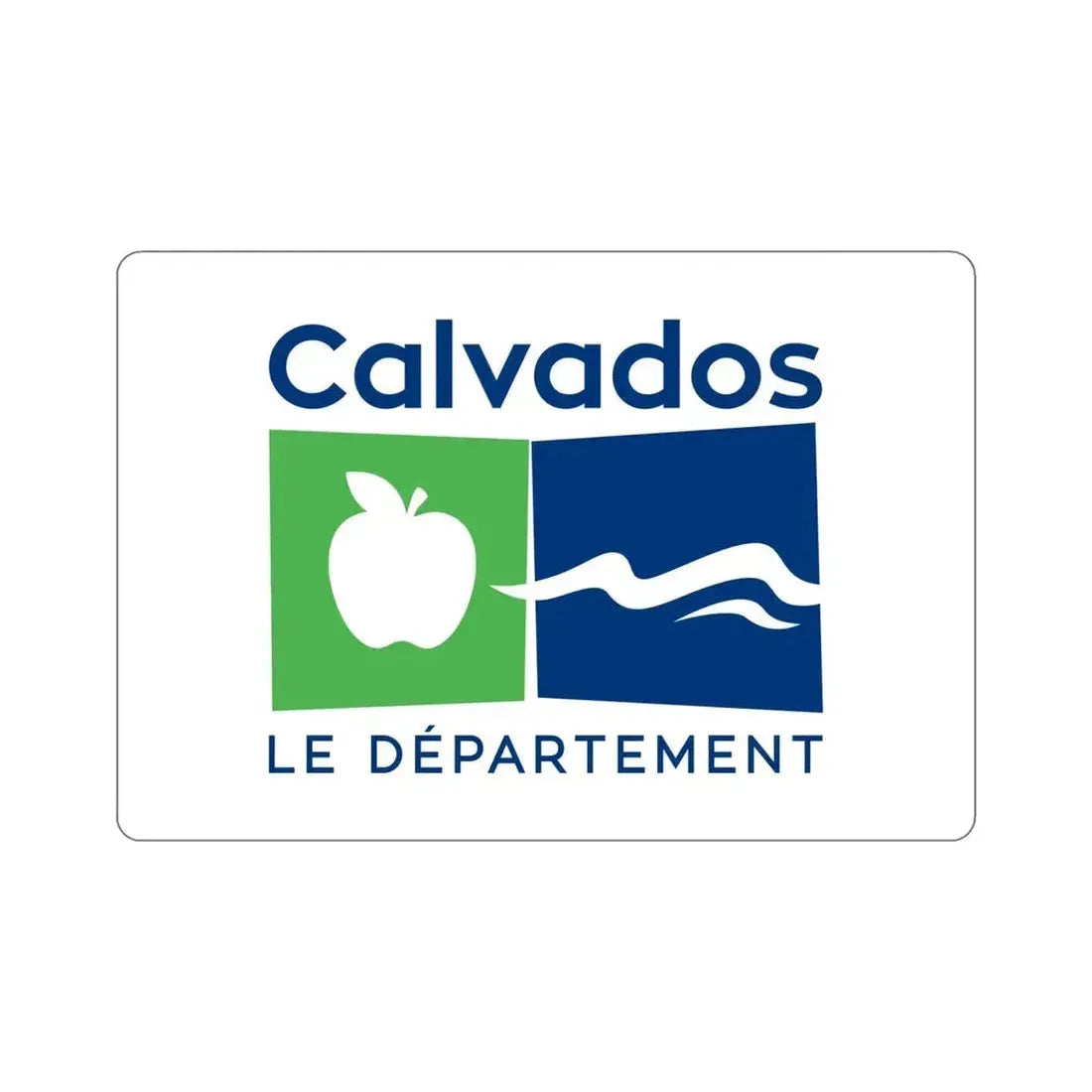 Flag of Calvados France STICKER Vinyl Die-Cut Decal - The Sticker Space
