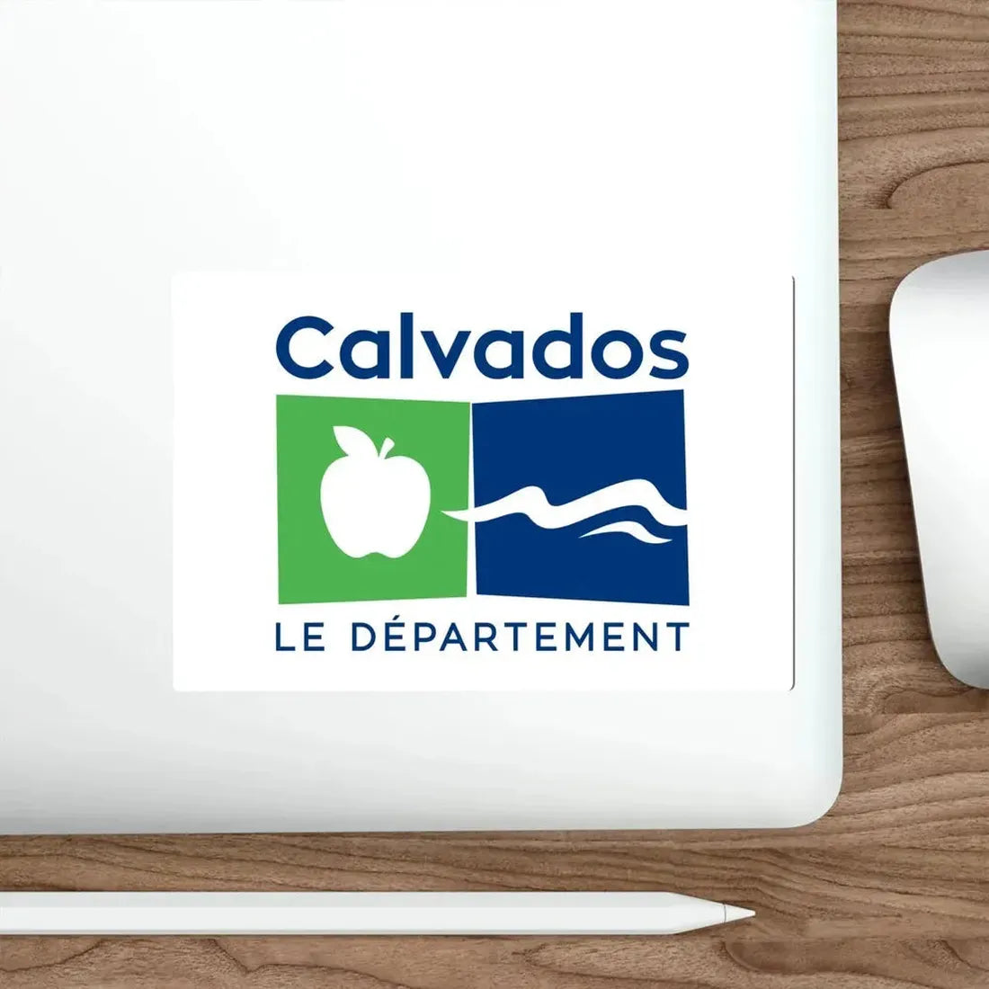 Flag of Calvados France STICKER Vinyl Die-Cut Decal - The Sticker Space