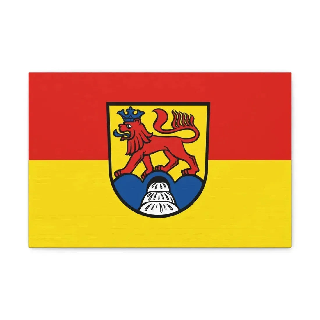 Flag of Calw Germany - Canvas Wall Art 18″ x 12″ 1.25" - The Sticker Space