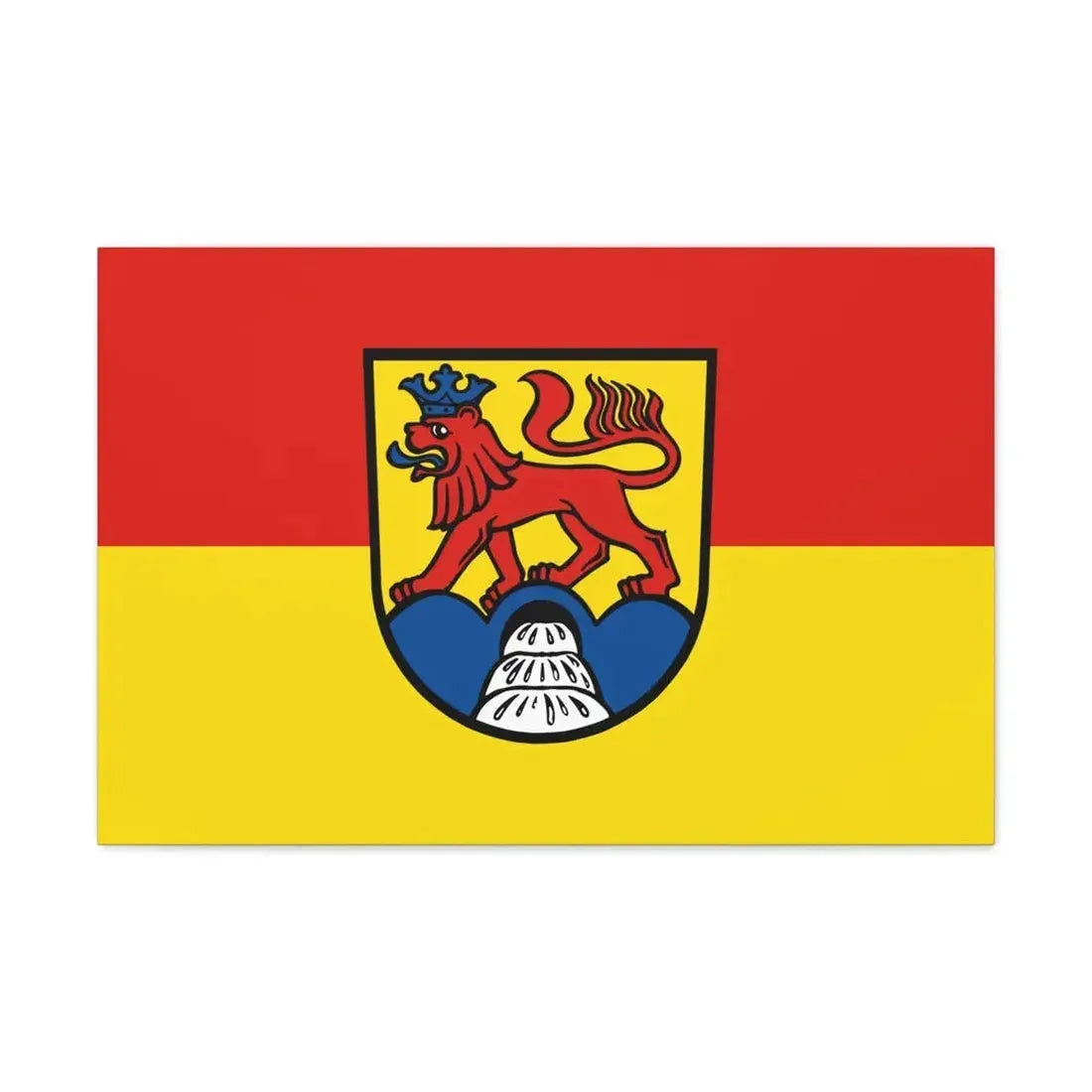 Flag of Calw Germany - Canvas Wall Art 30" x 20" 1.25" - The Sticker Space