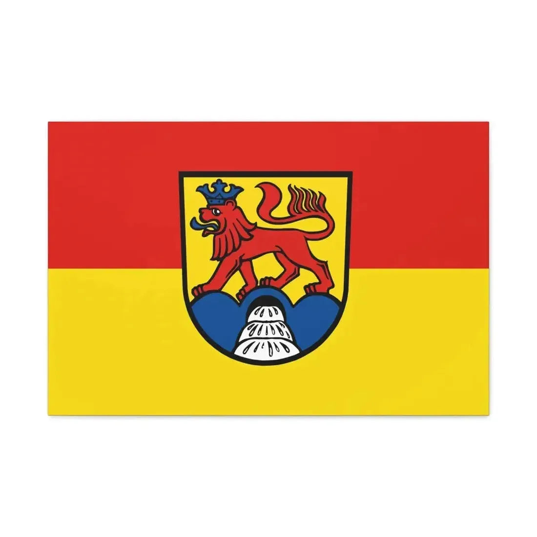 Flag of Calw Germany - Canvas Wall Art - The Sticker Space