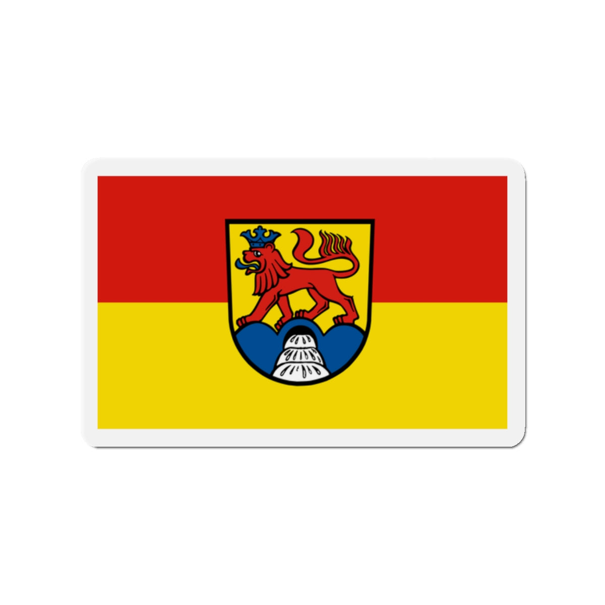 Flag of Calw Germany - Die-Cut Magnet-2" x 2"-The Sticker Space