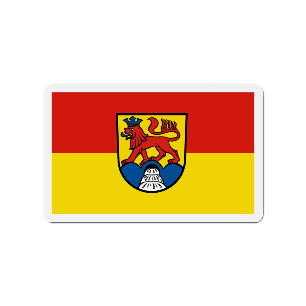 Flag of Calw Germany - Die-Cut Magnet-3" x 3"-The Sticker Space