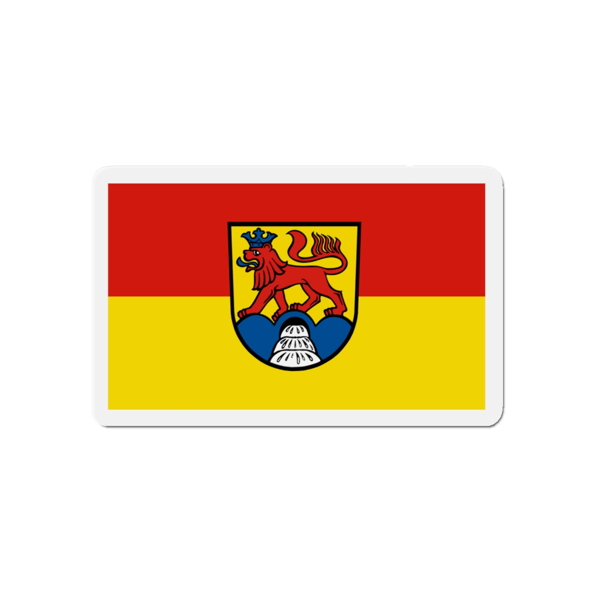 Flag of Calw Germany - Die-Cut Magnet-5" x 5"-The Sticker Space