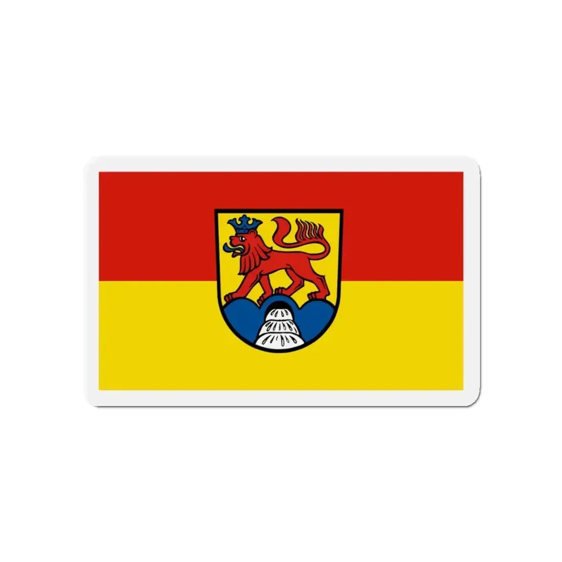 Flag of Calw Germany - Refrigerator Magnet 4 Inch - The Sticker Space