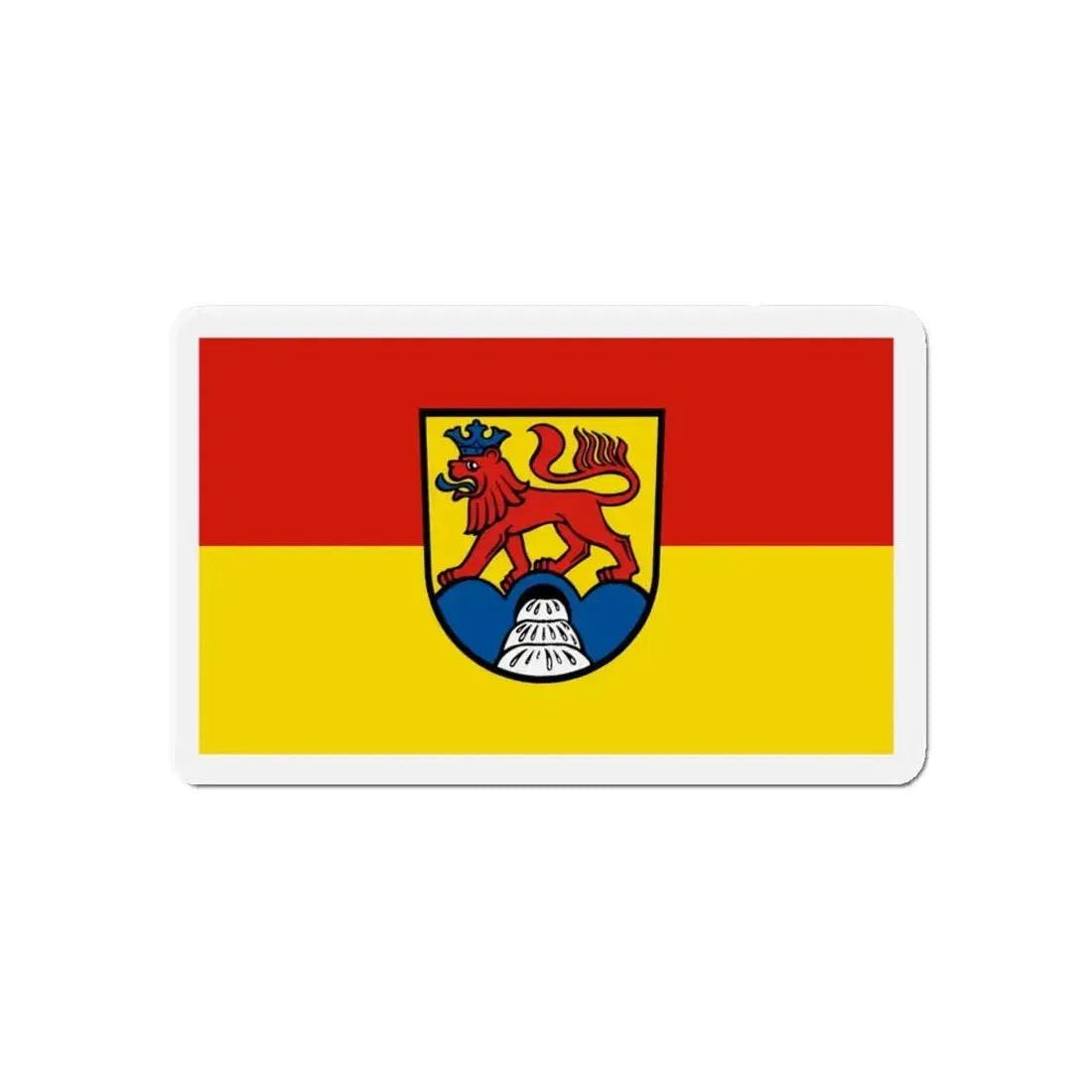 Flag of Calw Germany - Refrigerator Magnet 5 Inch - The Sticker Space