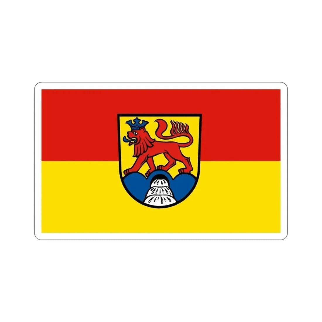 Flag of Calw Germany STICKER Vinyl Die-Cut Decal - The Sticker Space