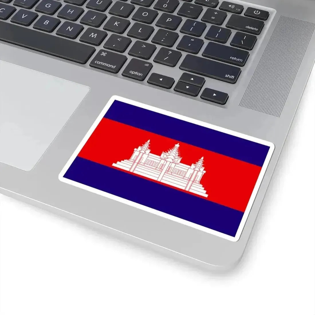 Flag of Cambodia 1948-1970 (Cambodia) STICKER Vinyl Kiss-Cut Decal - The Sticker Space