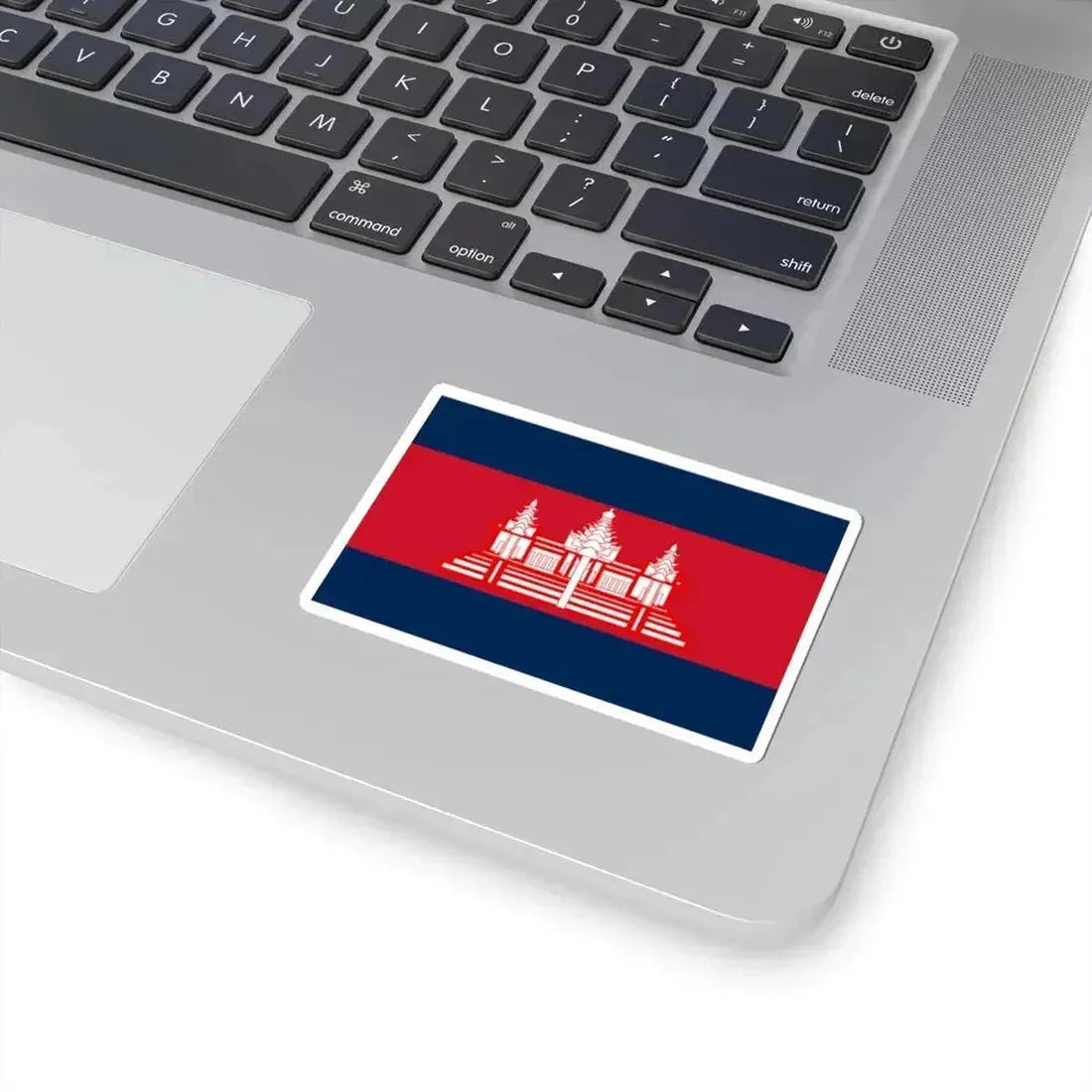 Flag of Cambodia 1948-1970 dark colors (Cambodia) STICKER Vinyl Kiss-Cut Decal - The Sticker Space