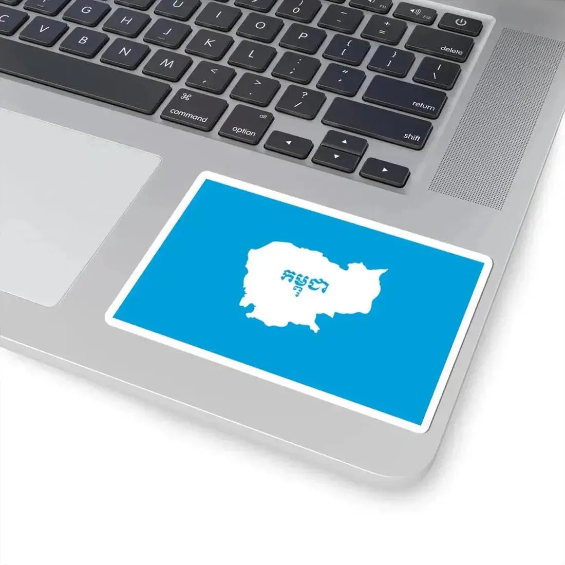 Flag of Cambodia 1992-1993 (Cambodia) STICKER Vinyl Kiss-Cut Decal - The Sticker Space