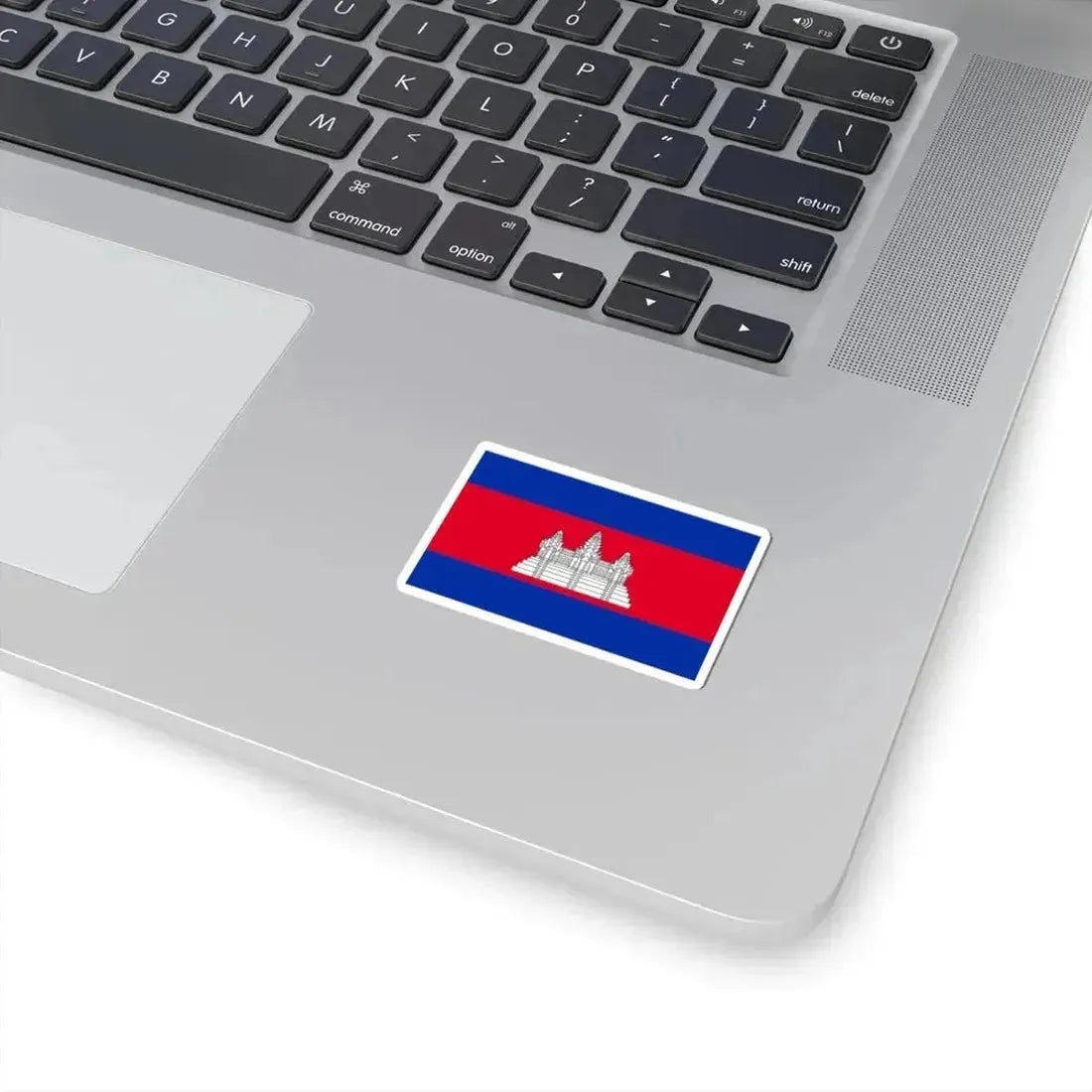 Flag of Cambodia (Cambodia) STICKER Vinyl Kiss-Cut Decal - The Sticker Space