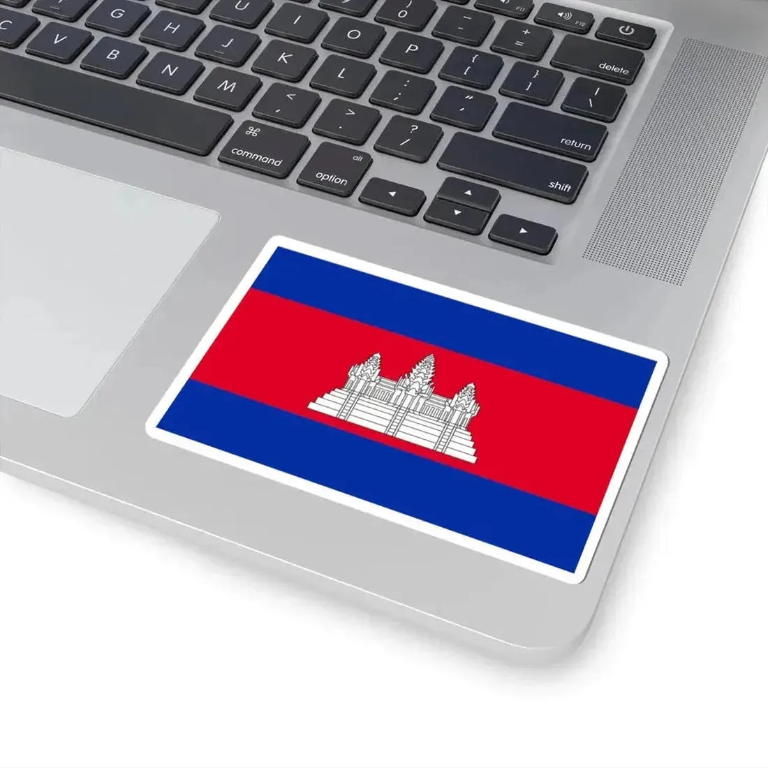 Flag of Cambodia (Cambodia) STICKER Vinyl Kiss-Cut Decal - The Sticker Space