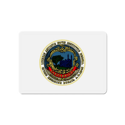 Flag of Cambridge Massachusetts - Die-Cut Magnet-4" x 4"-The Sticker Space