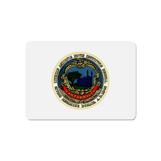 Flag of Cambridge Massachusetts - Die-Cut Magnet-6 × 6"-The Sticker Space