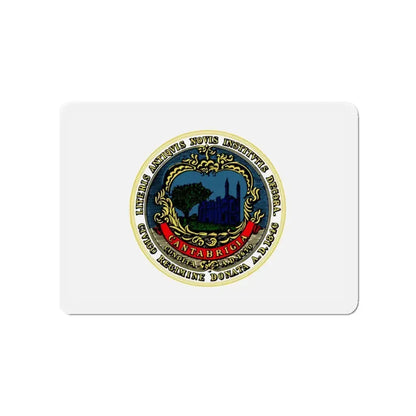 Flag of Cambridge Massachusetts - Refrigerator Magnet 3 Inch - The Sticker Space