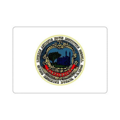 Flag of Cambridge Massachusetts USA STICKER Vinyl Die-Cut Decal - The Sticker Space