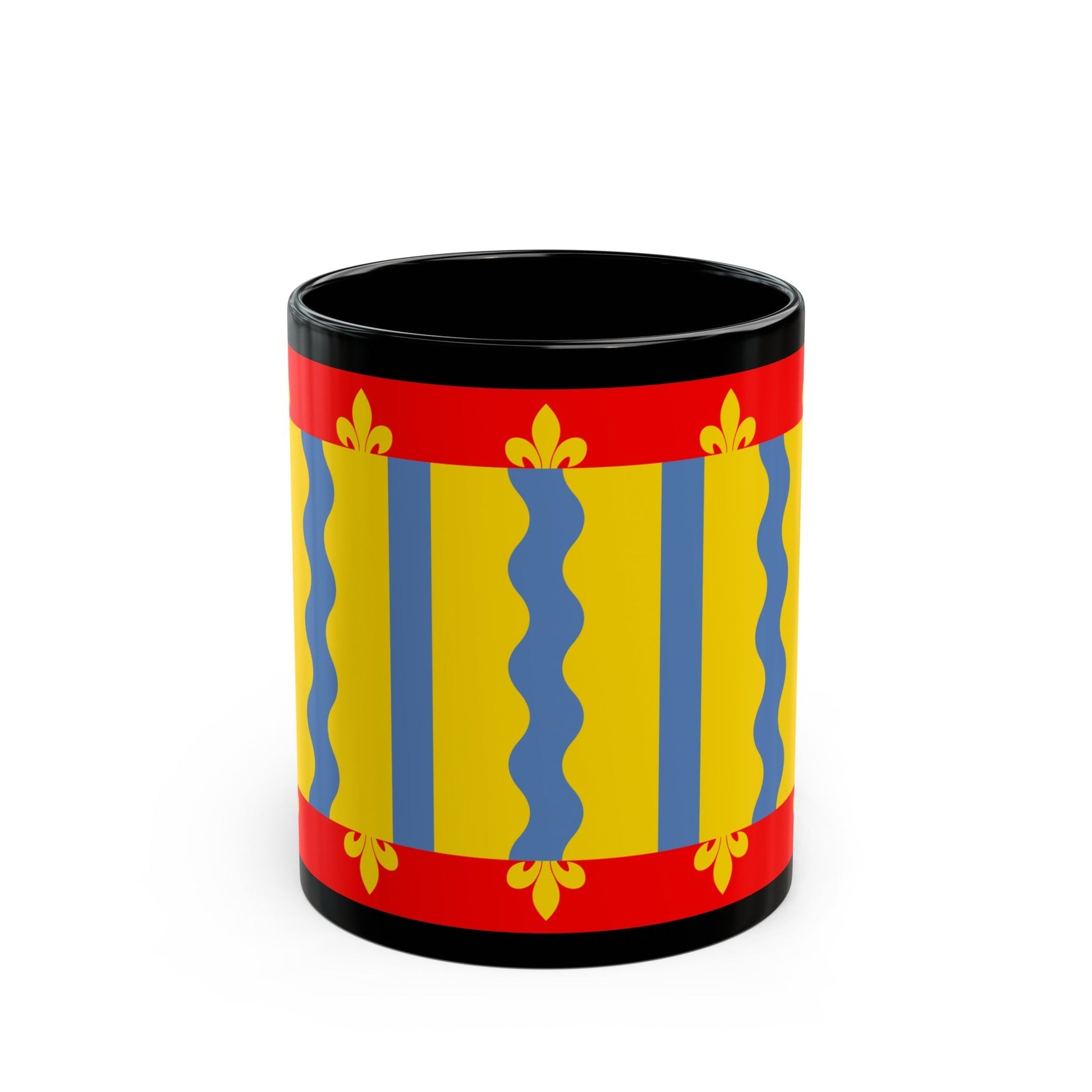 Flag of Cambridgeshire UK - Black Coffee Mug-11oz-The Sticker Space