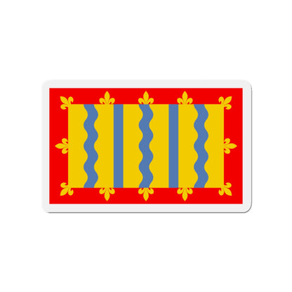 Flag of Cambridgeshire UK - Die-Cut Magnet-3" x 3"-The Sticker Space