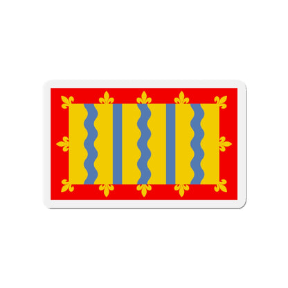 Flag of Cambridgeshire UK - Die-Cut Magnet-4" x 4"-The Sticker Space