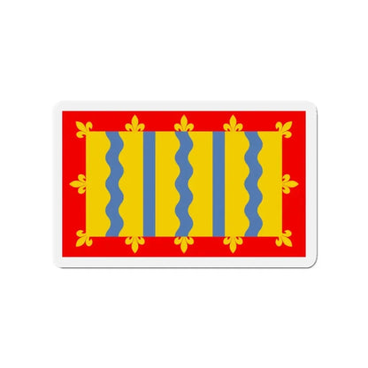 Flag of Cambridgeshire UK - Refrigerator Magnet 3 Inch - The Sticker Space