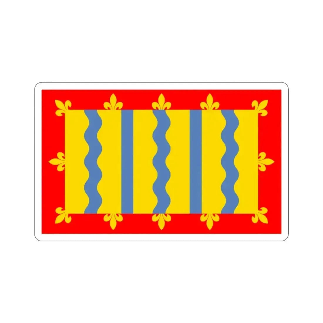 Flag of Cambridgeshire UK STICKER Vinyl Die-Cut Decal 2 Inch - The Sticker Space