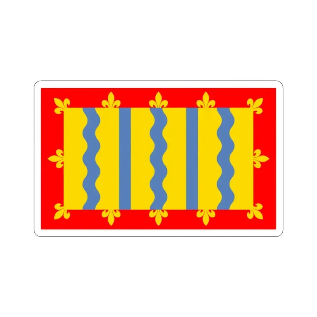 Flag of Cambridgeshire UK STICKER Vinyl Die-Cut Decal 2 Inch - The Sticker Space