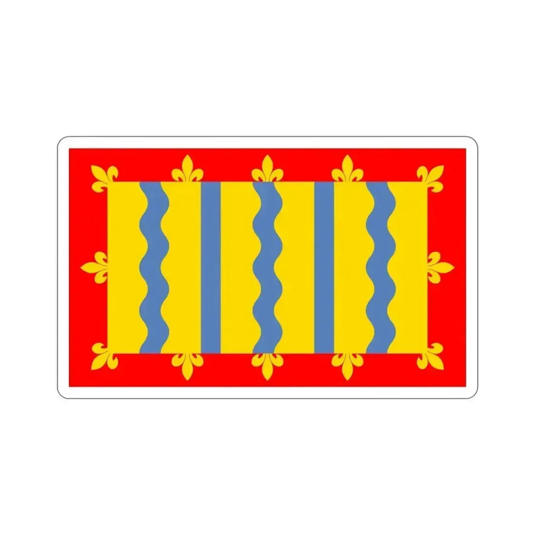 Flag of Cambridgeshire UK STICKER Vinyl Die-Cut Decal 6 Inch - The Sticker Space