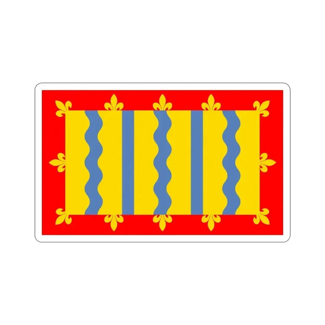 Flag of Cambridgeshire UK STICKER Vinyl Die-Cut Decal 6 Inch - The Sticker Space