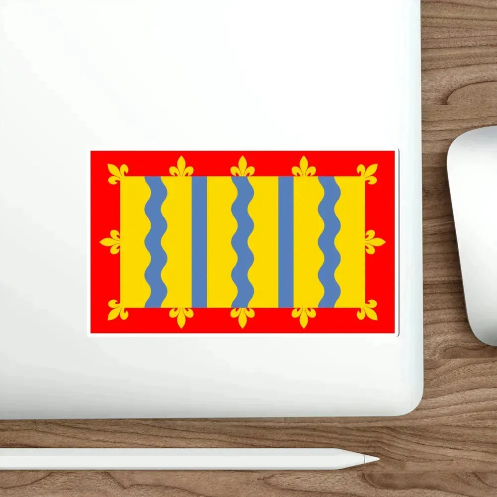 Flag of Cambridgeshire UK STICKER Vinyl Die-Cut Decal - The Sticker Space