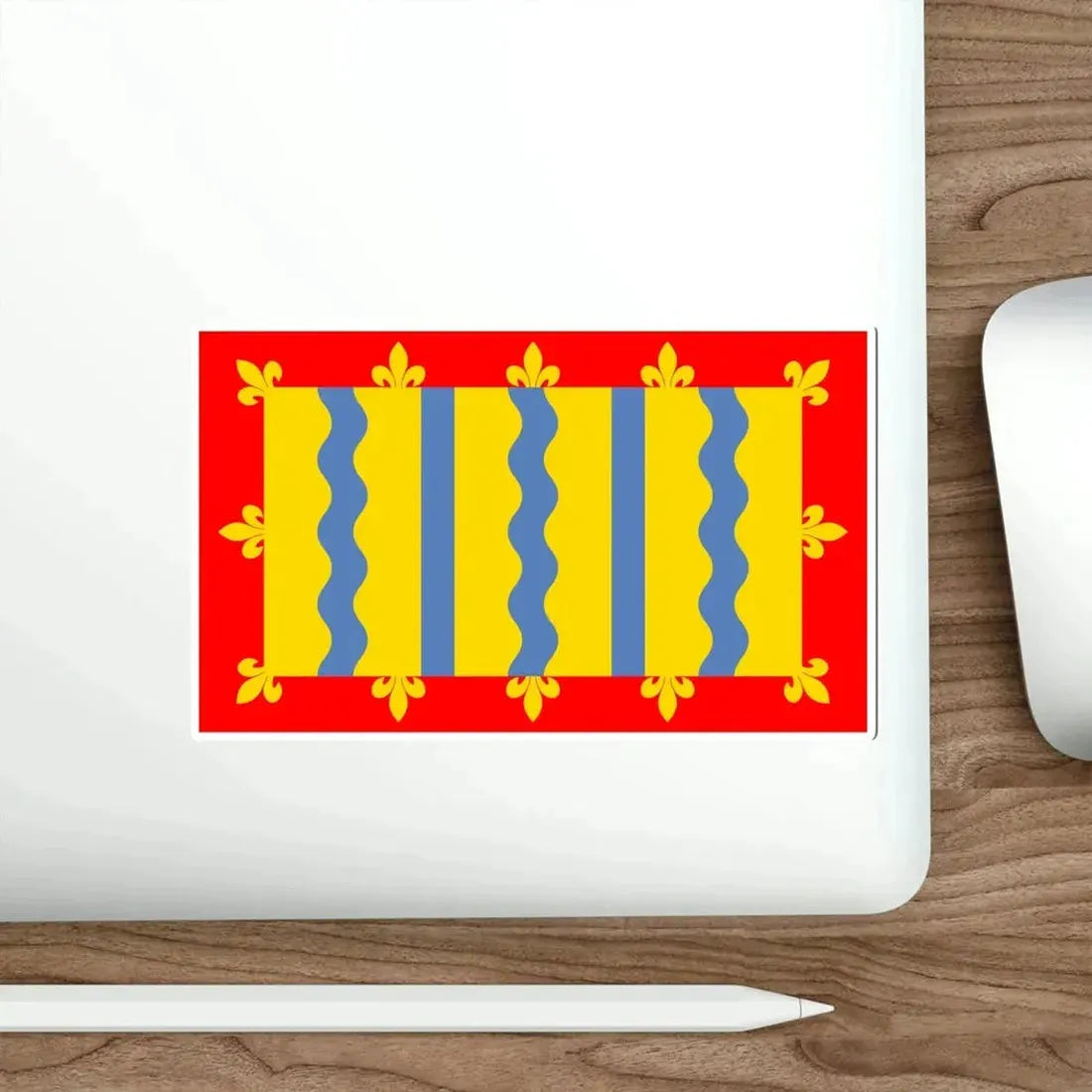 Flag of Cambridgeshire UK STICKER Vinyl Die-Cut Decal - The Sticker Space