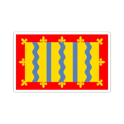 Flag of Cambridgeshire UK - STICKER Vinyl Kiss-Cut Decal - The Sticker Space