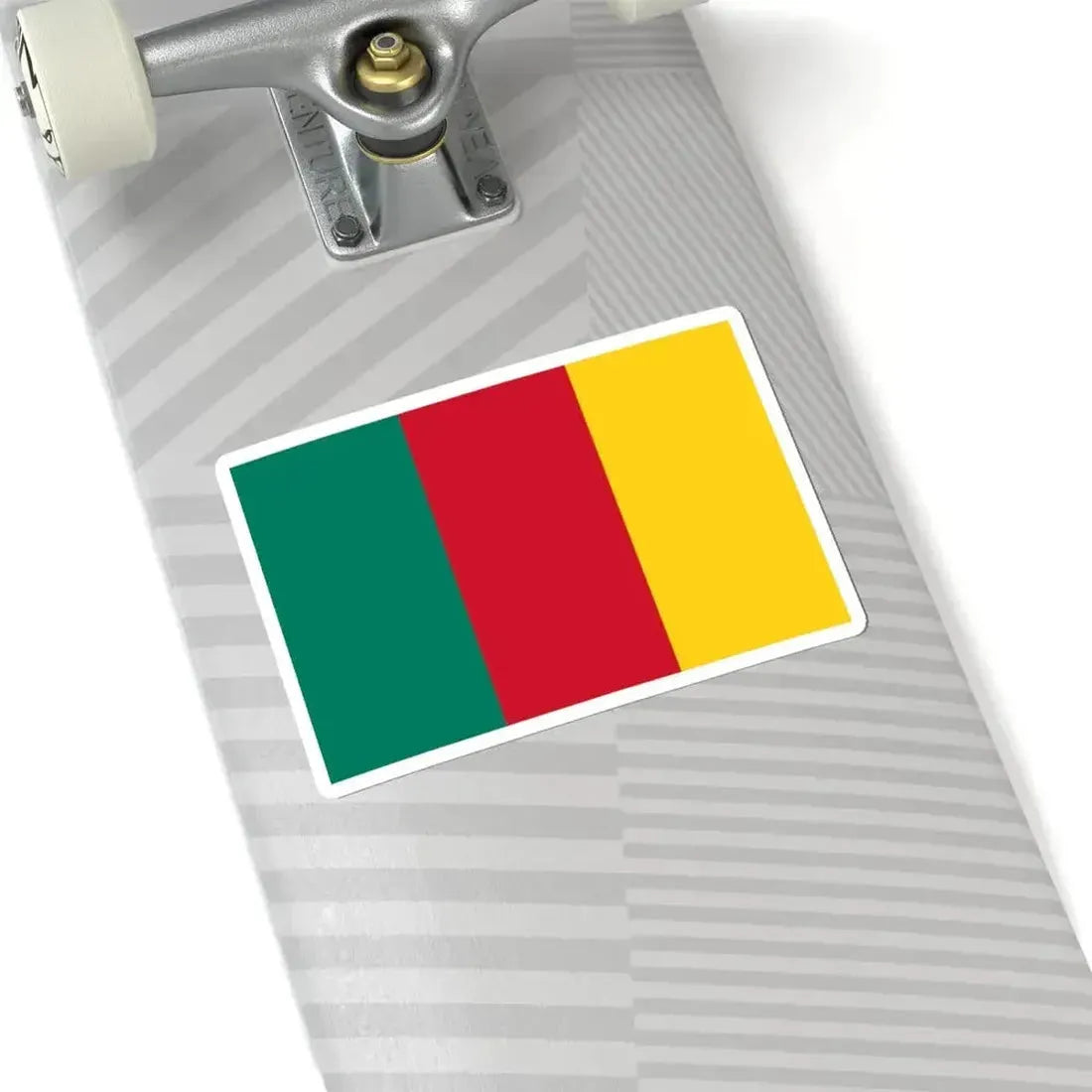 Flag of Cameroon 1957-1961 (Cameroon) STICKER Vinyl Kiss-Cut Decal - The Sticker Space