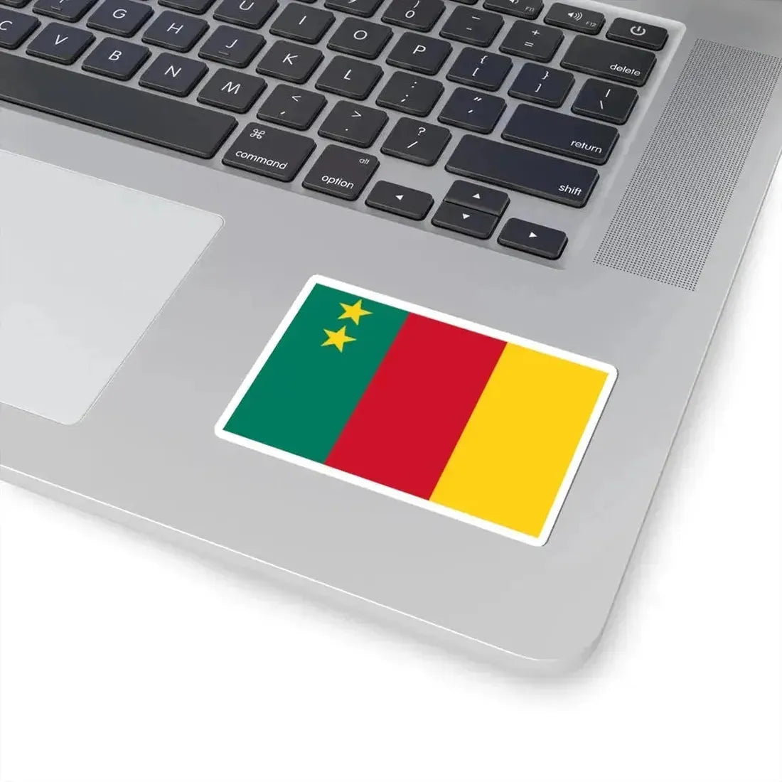 Flag of Cameroon 1961-1975 (Cameroon) STICKER Vinyl Kiss-Cut Decal - The Sticker Space