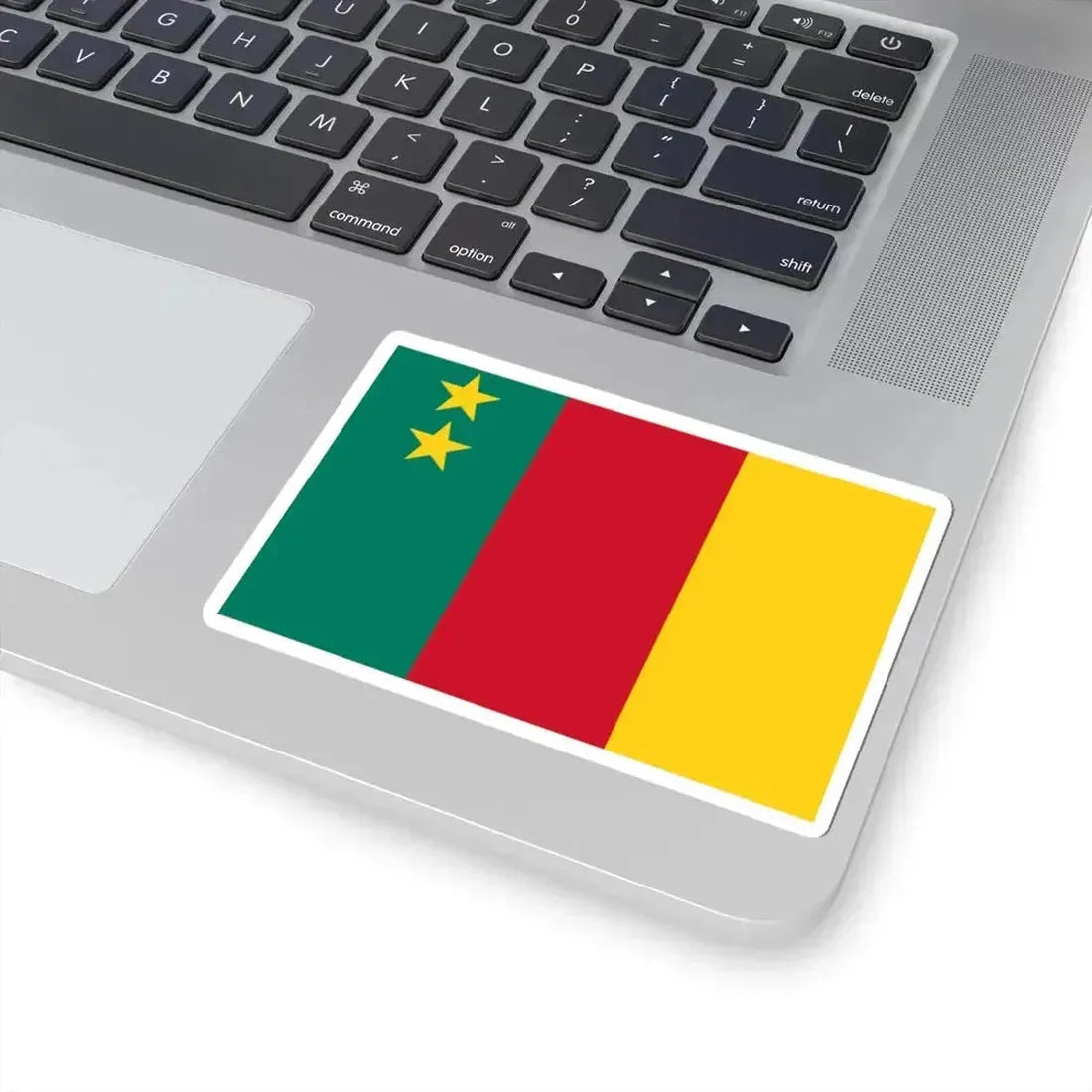 Flag of Cameroon 1961-1975 (Cameroon) STICKER Vinyl Kiss-Cut Decal - The Sticker Space