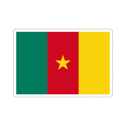 Flag of Cameroon STICKER Vinyl Die-Cut Decal-3 Inch-The Sticker Space