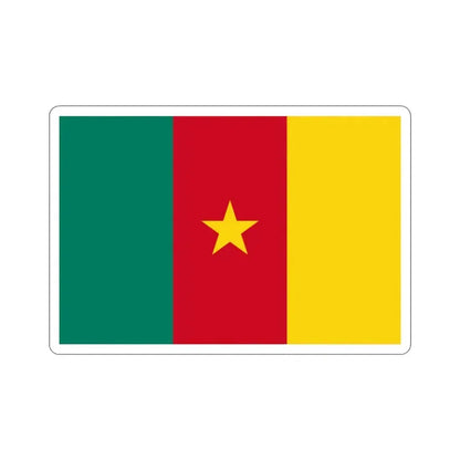 Flag of Cameroon STICKER Vinyl Die-Cut Decal 3 Inch - The Sticker Space