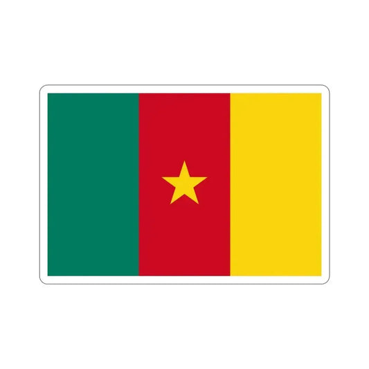 Flag of Cameroon STICKER Vinyl Die-Cut Decal 6 Inch - The Sticker Space