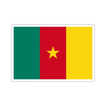 Flag of Cameroon STICKER Vinyl Die-Cut Decal - The Sticker Space