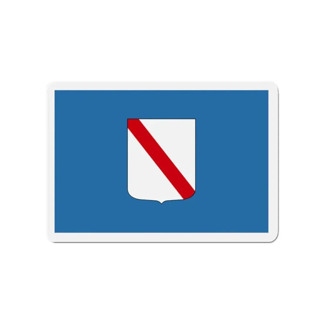 Flag of Campania Italy - Refrigerator Magnet 3 Inch - The Sticker Space