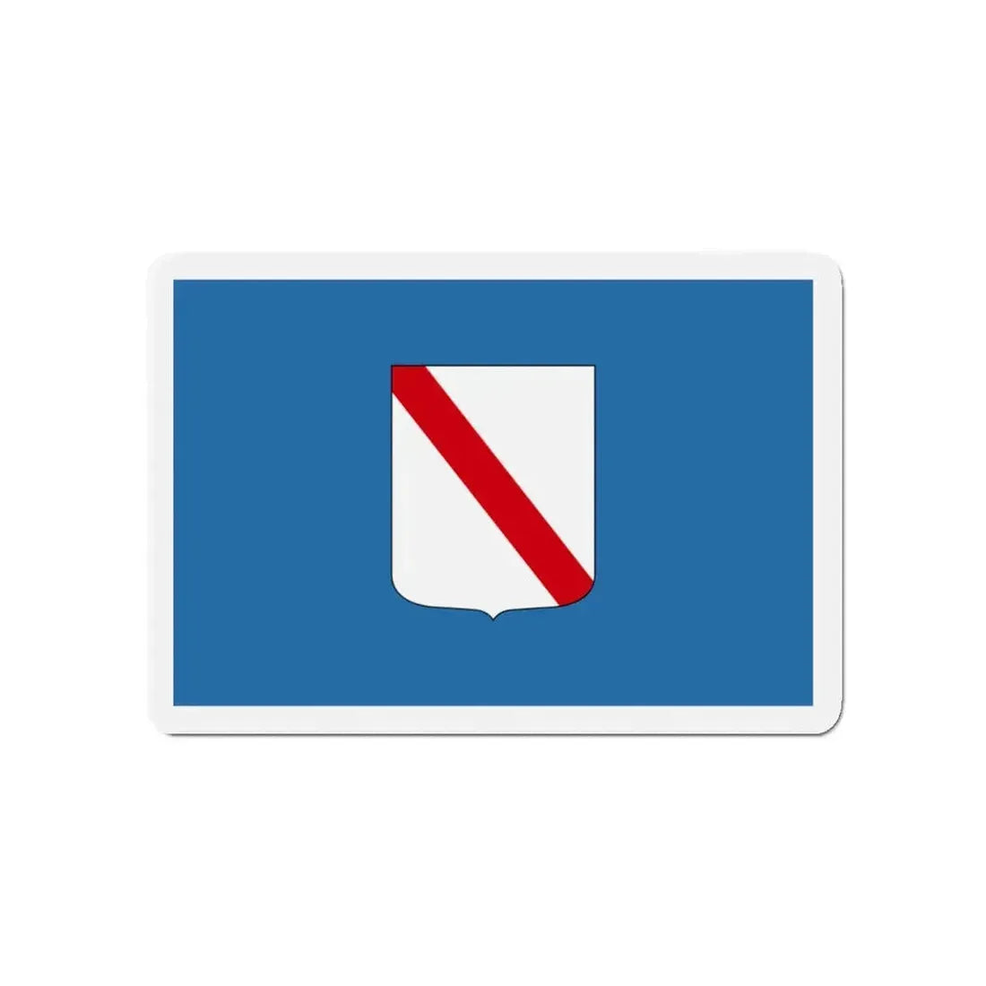 Flag of Campania Italy - Refrigerator Magnet 4 Inch - The Sticker Space