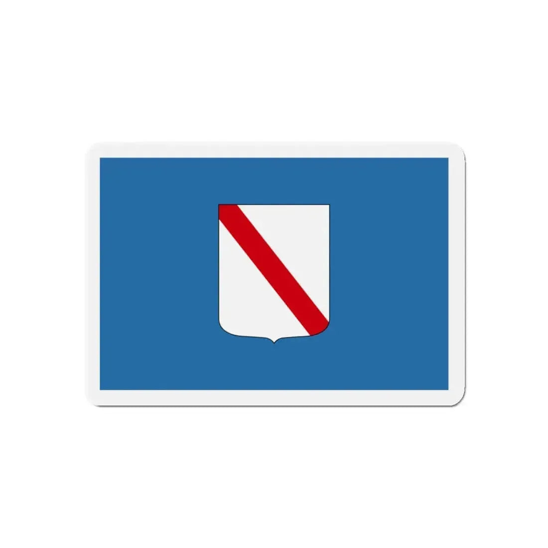Flag of Campania Italy - Refrigerator Magnet 5 Inch - The Sticker Space
