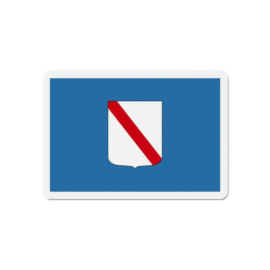 Flag of Campania Italy - Refrigerator Magnet 6 Inch - The Sticker Space