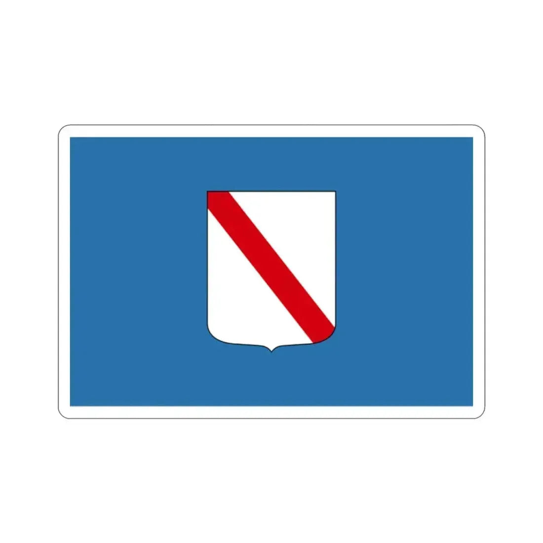Flag of Campania Italy STICKER Vinyl Die-Cut Decal 2 Inch - The Sticker Space
