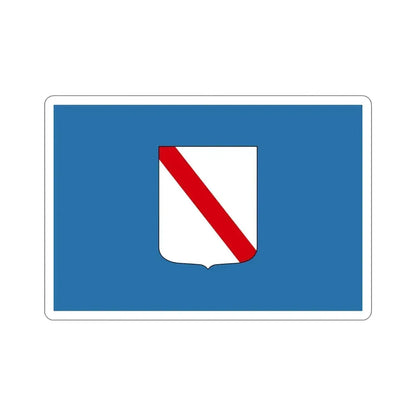 Flag of Campania Italy STICKER Vinyl Die-Cut Decal 6 Inch - The Sticker Space