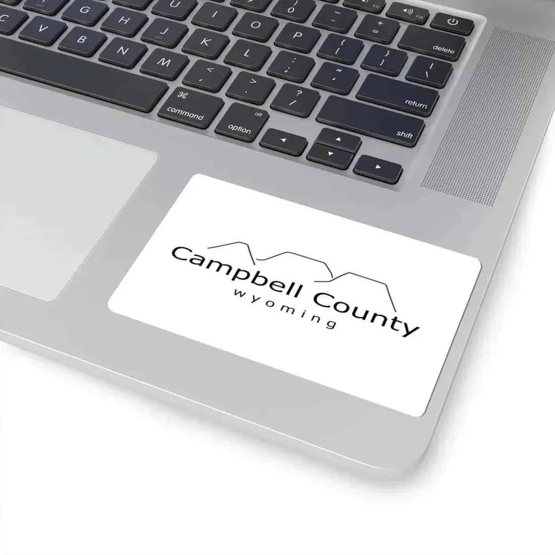 Flag of Campbell County Wyoming (United States) STICKER Vinyl Kiss-Cut Decal - The Sticker Space