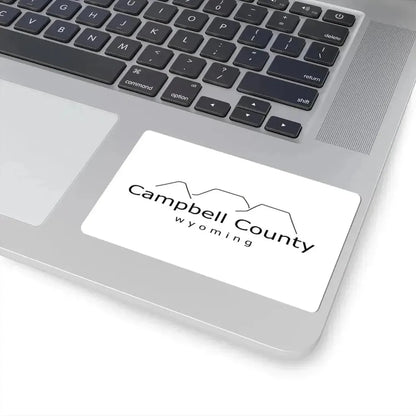 Flag of Campbell County Wyoming (United States) STICKER Vinyl Kiss-Cut Decal - The Sticker Space