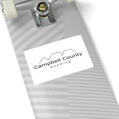 Flag of Campbell County Wyoming (United States) STICKER Vinyl Kiss-Cut Decal - The Sticker Space