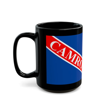 Flag of Camrose Alberta Canada - Black Coffee Mug-The Sticker Space