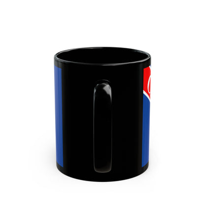 Flag of Camrose Alberta Canada - Black Coffee Mug-The Sticker Space